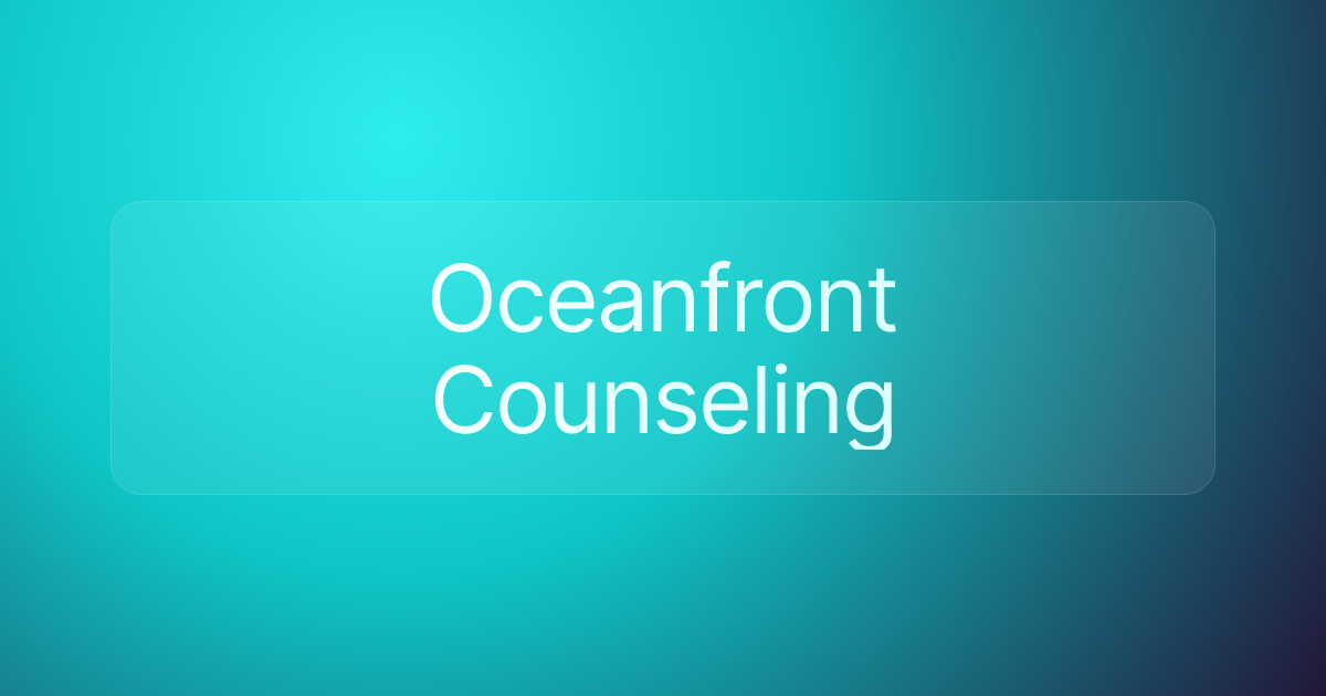 Oceanfront Counseling