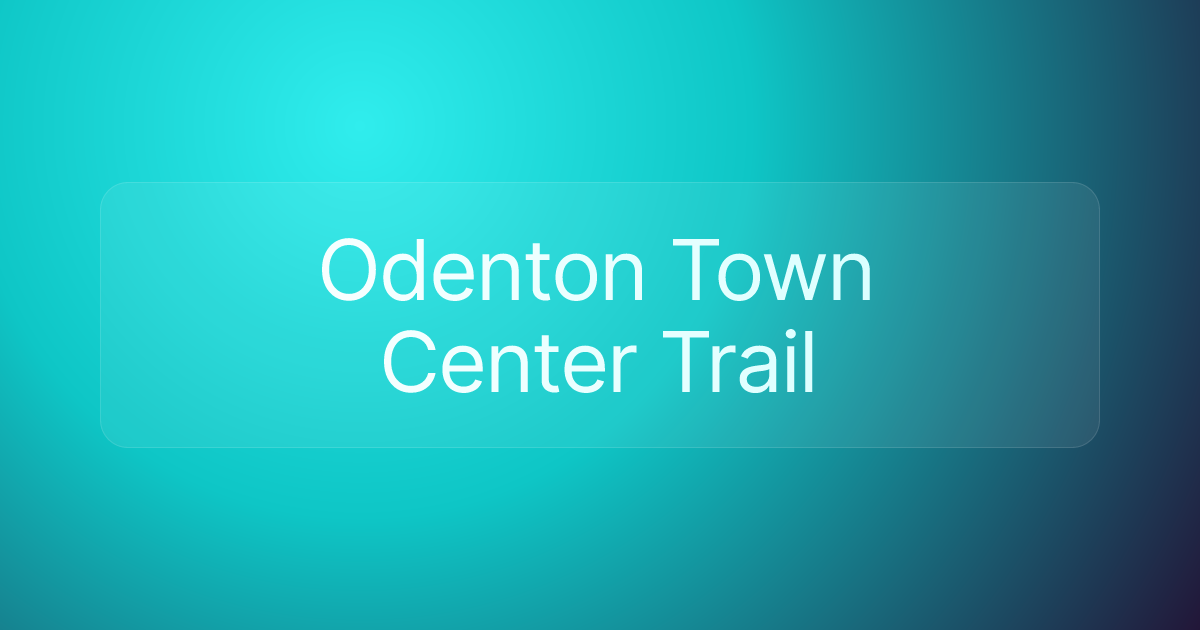 Odenton Town Center Trail