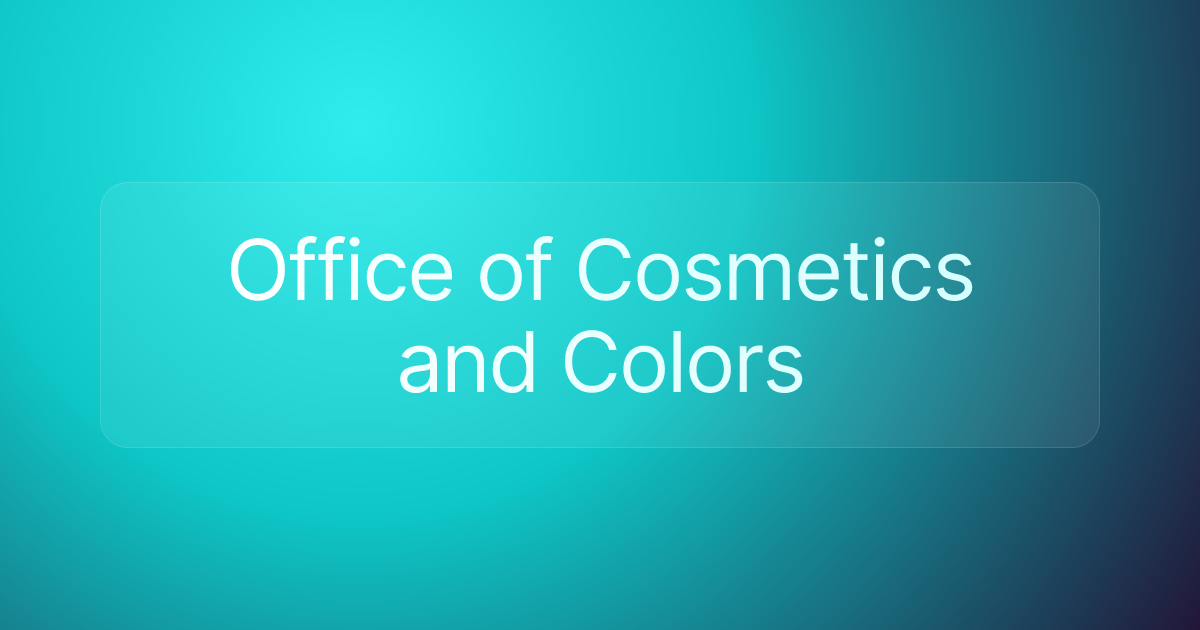 Office of Cosmetics and Colors