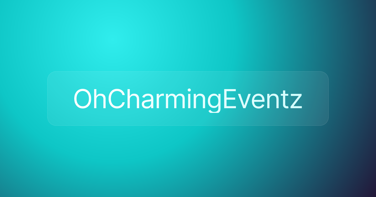 OhCharmingEventz