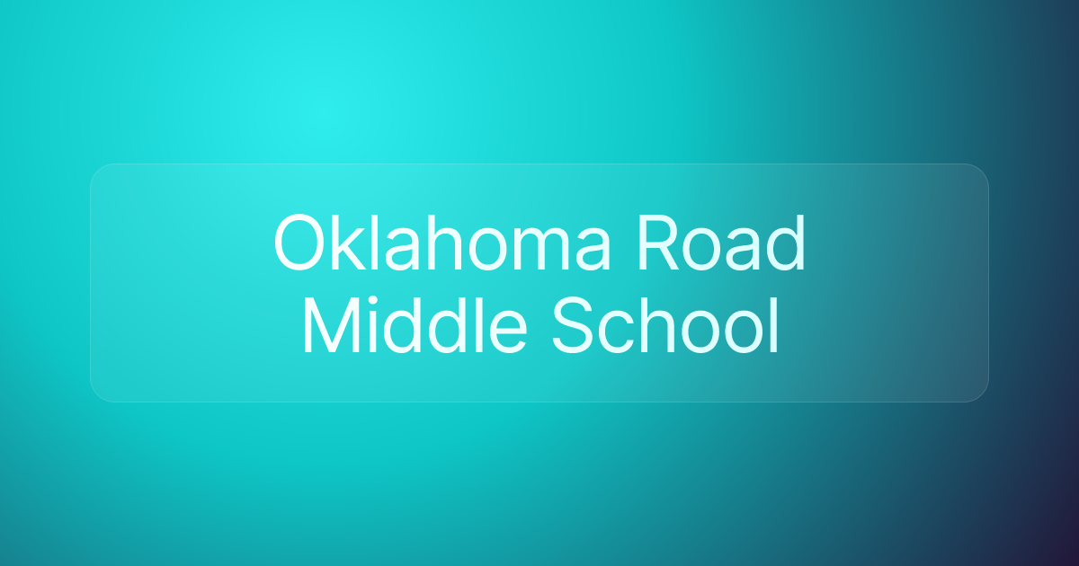 Oklahoma Road Middle School