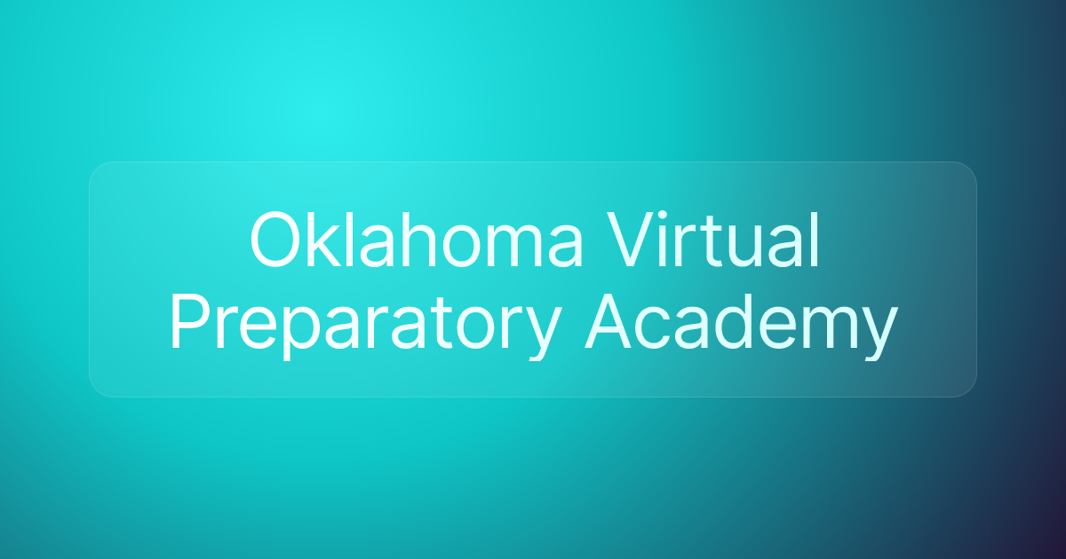 Oklahoma Virtual Preparatory Academy