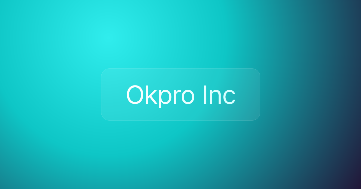 Okpro Inc