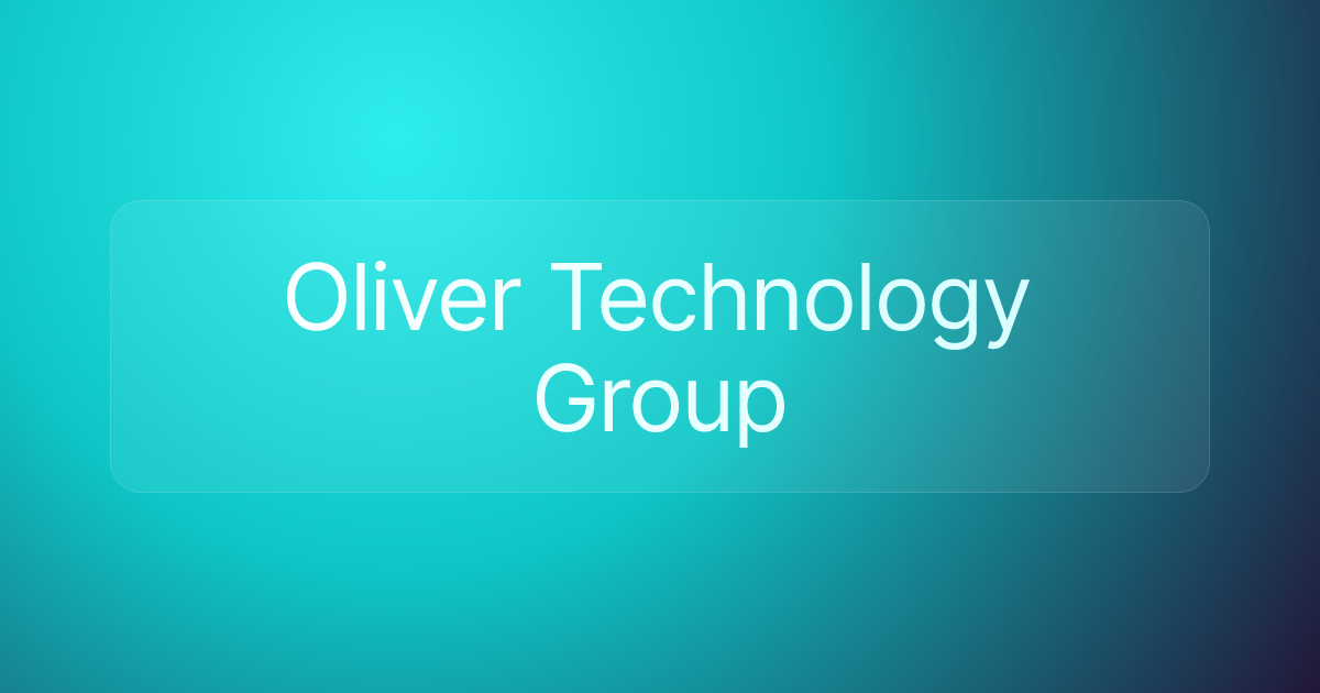 Oliver Technology Group