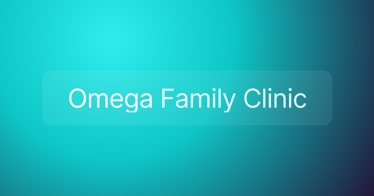 Omega Family Clinic