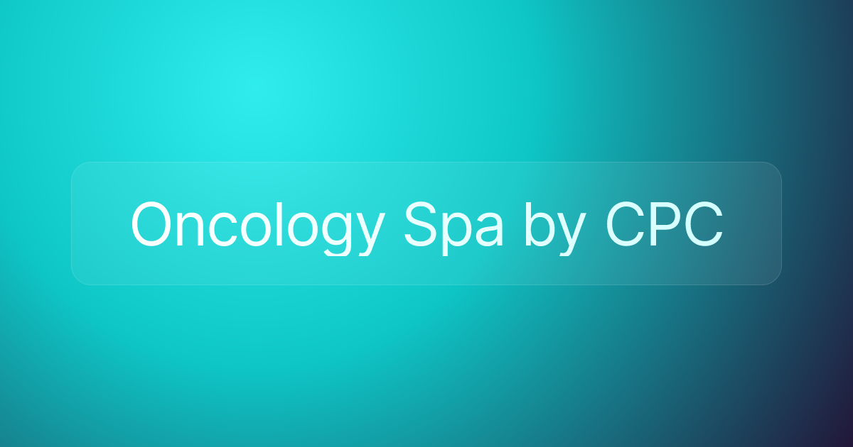 Oncology Spa by CPC