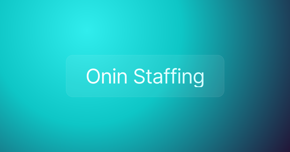 Onin Staffing