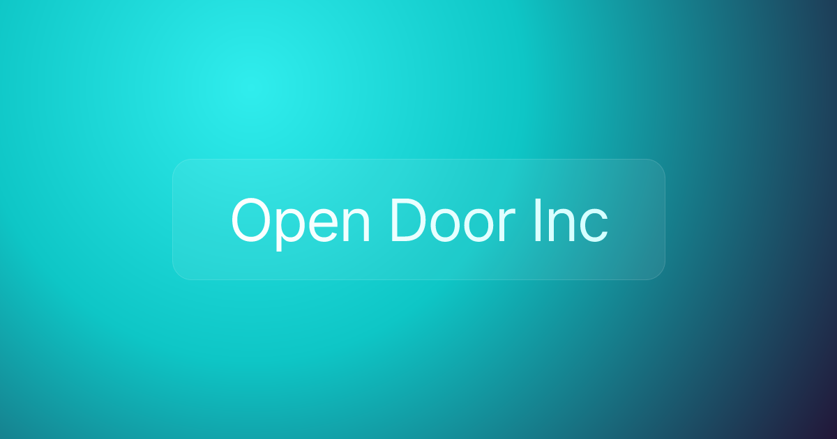Open Door Inc