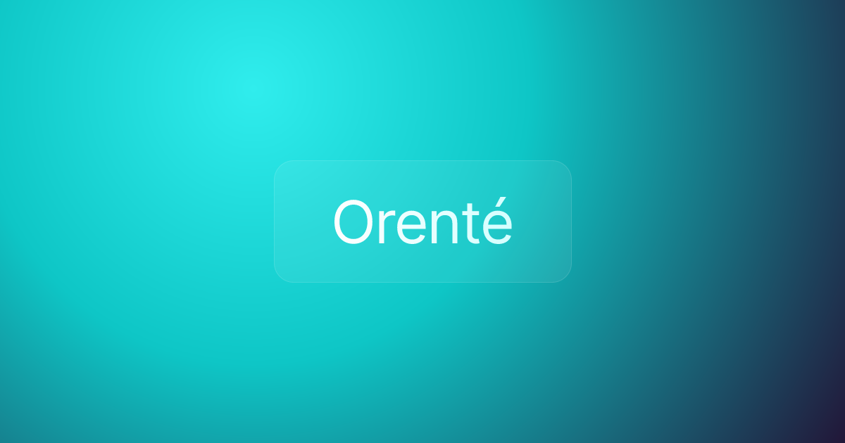 Orenté
