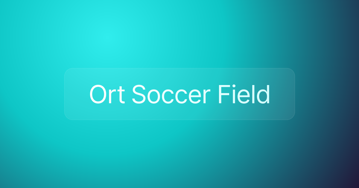 Ort Soccer Field