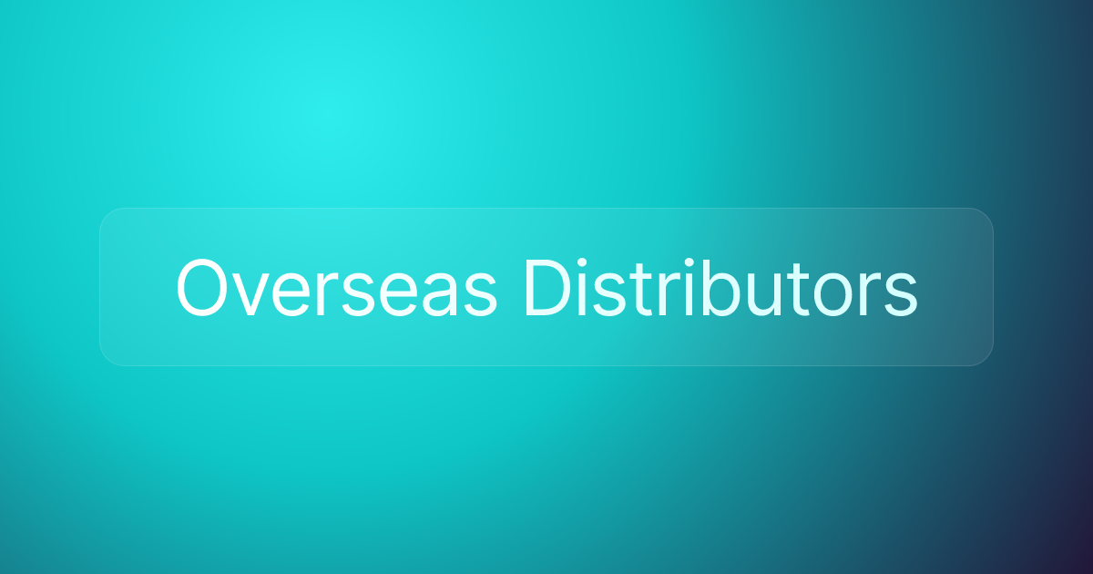 Overseas Distributors