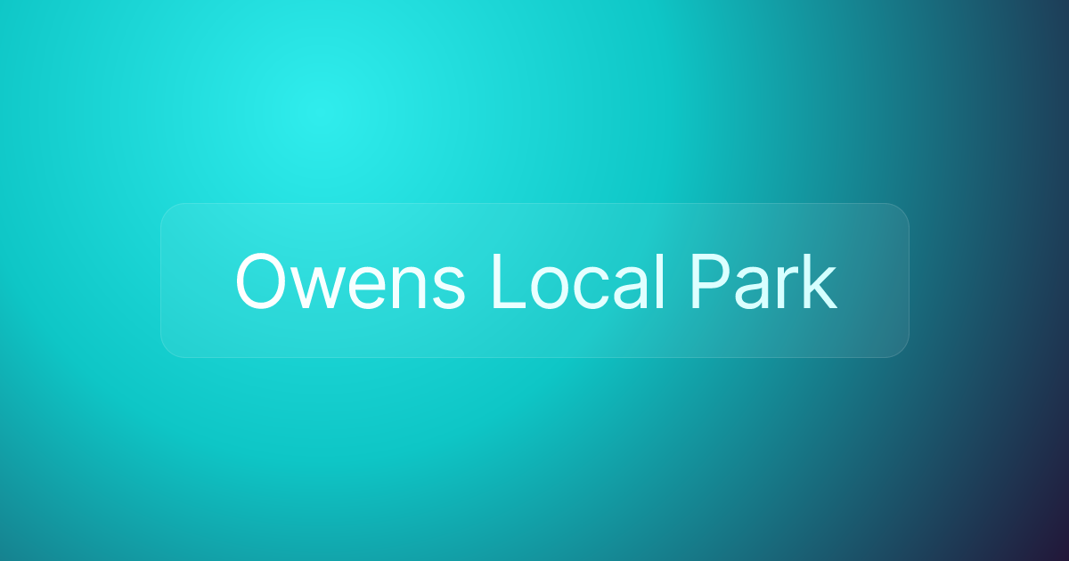 Owens Local Park