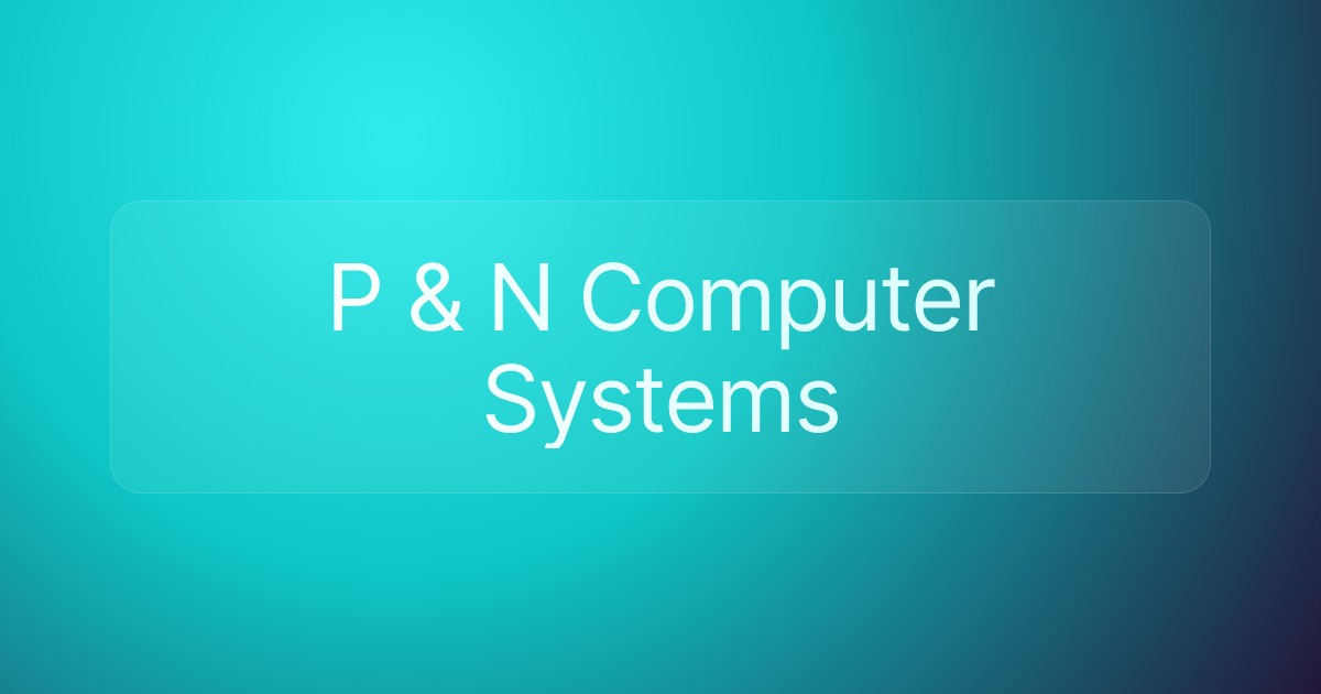 P & N Computer Systems