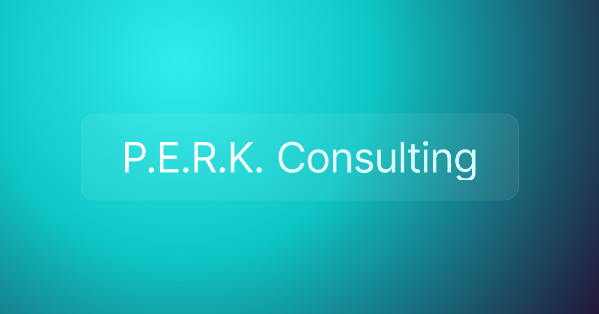 P.E.R.K. Consulting