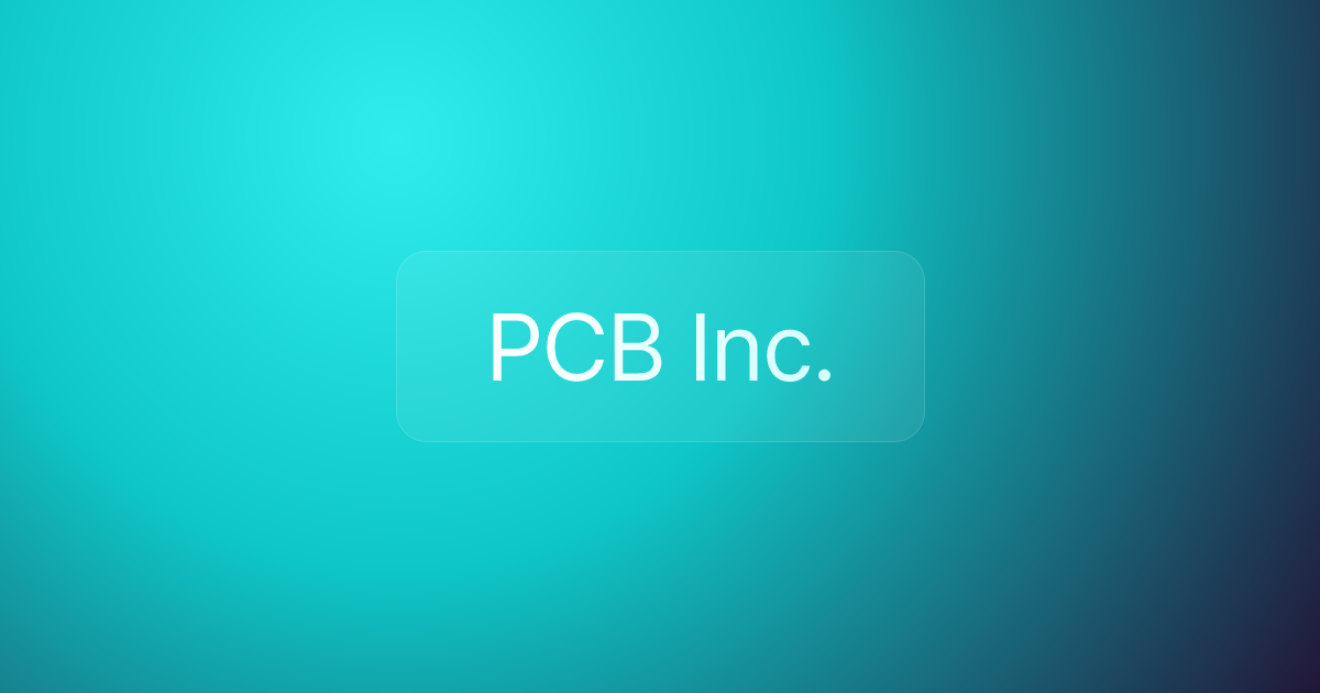 PCB Inc.