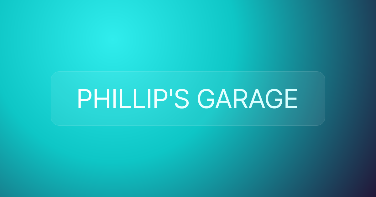 PHILLIP'S GARAGE