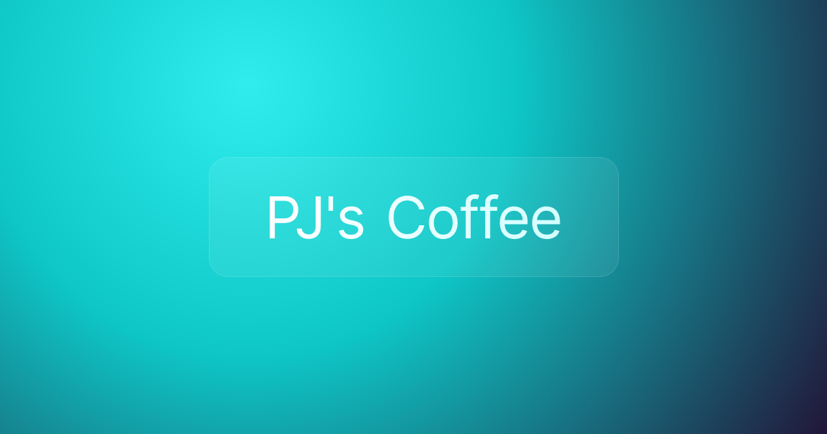 PJ's Coffee
