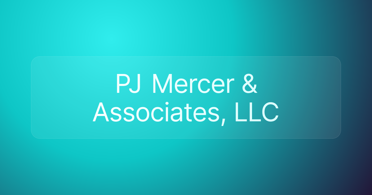 PJ Mercer & Associates, LLC