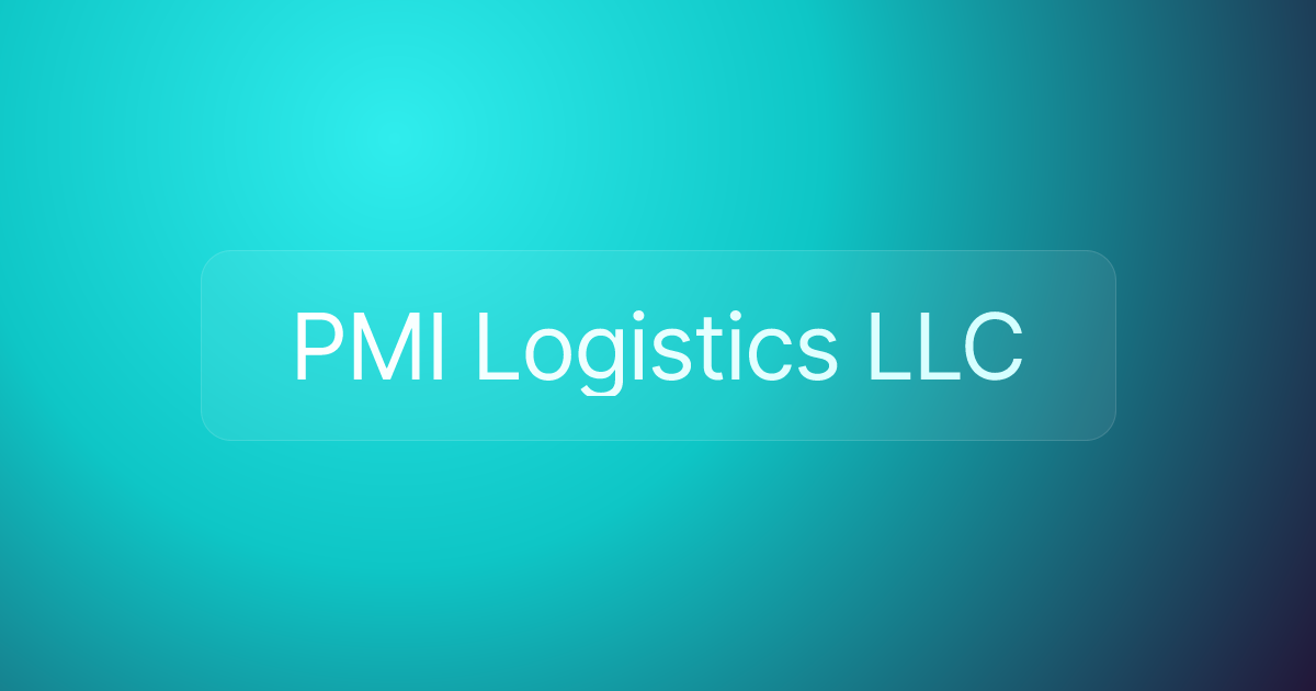 PMI Logistics LLC