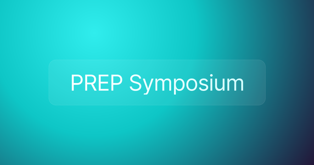 PREP Symposium