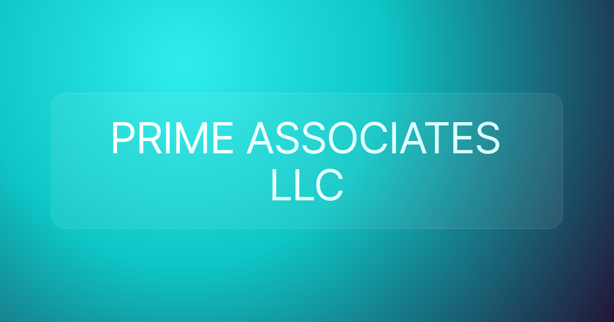 PRIME ASSOCIATES LLC