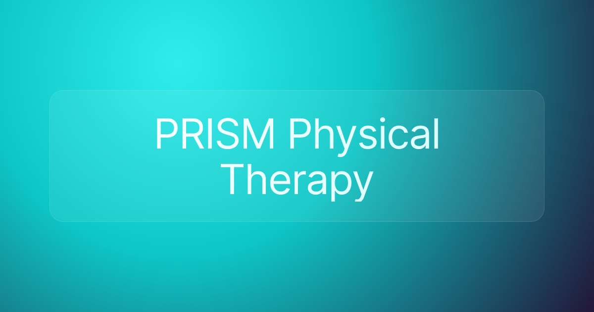 PRISM Physical Therapy