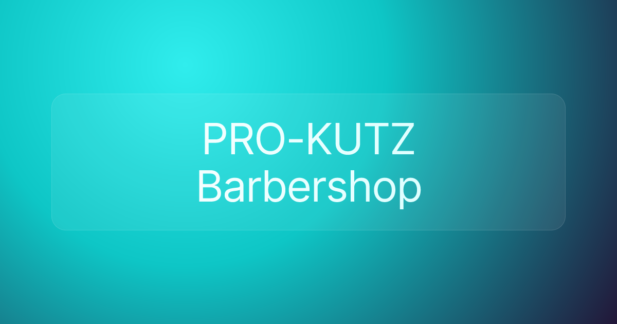 PRO-KUTZ Barbershop