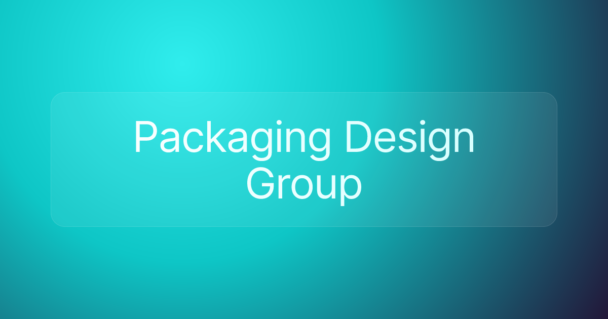 Packaging Design Group