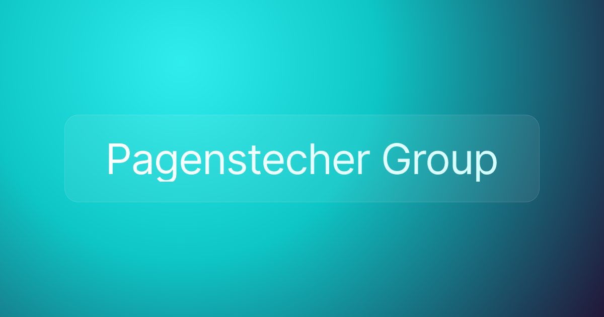 Pagenstecher Group