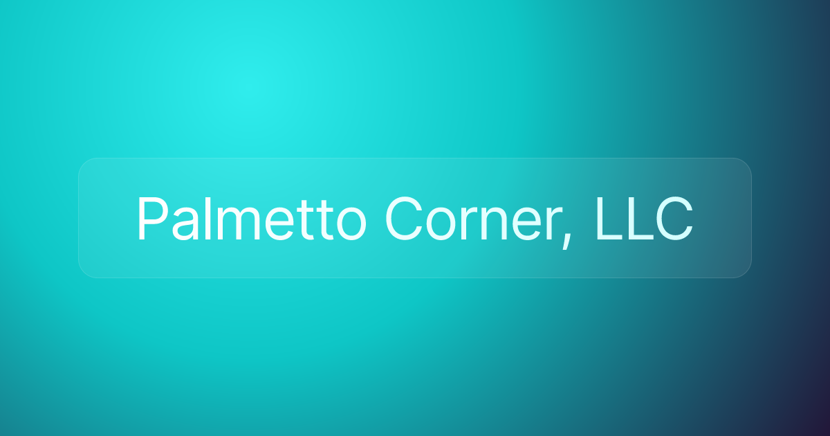 Palmetto Corner, LLC