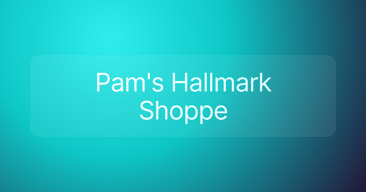 Pam's Hallmark Shoppe