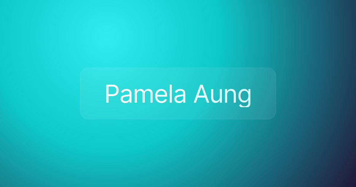 Pamela Aung