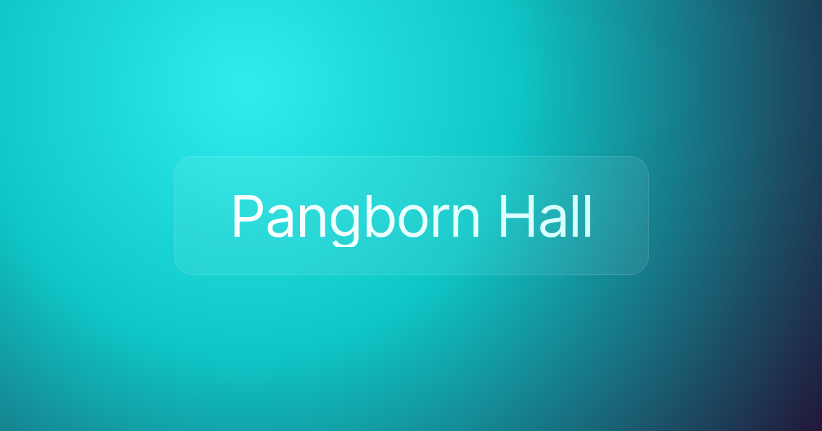 Pangborn Hall