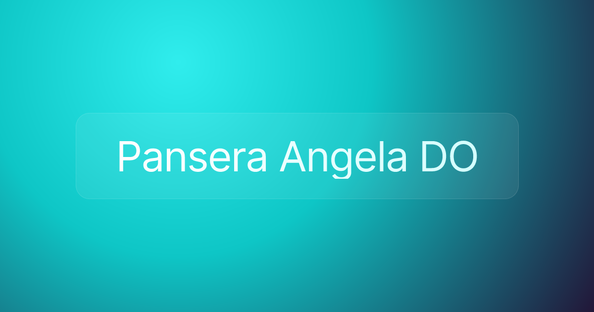 Pansera Angela DO