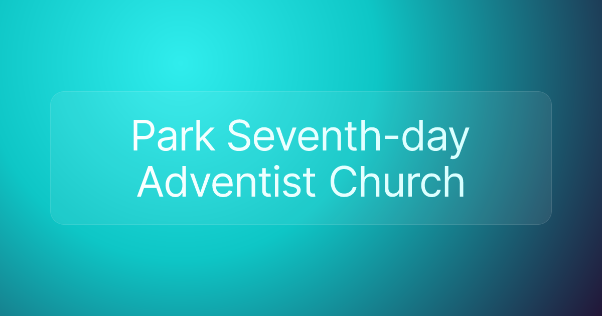 Park Seventh-day Adventist Church