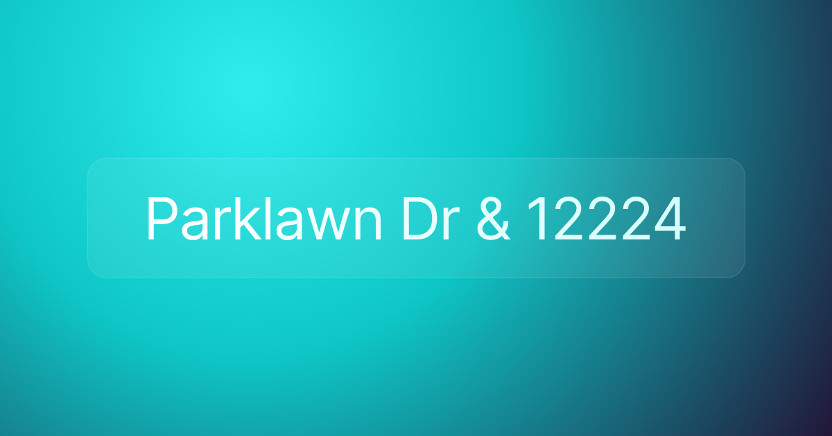 Parklawn Dr & 12224