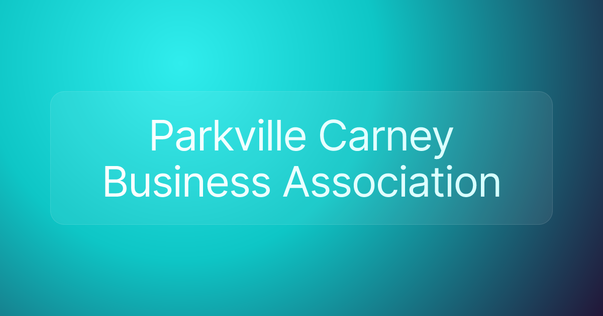 Parkville Carney Business Association