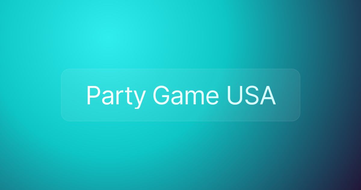Party Game USA