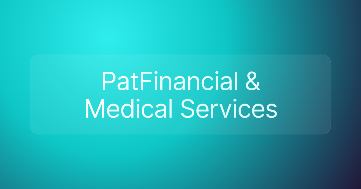 PatFinancial & Medical Services