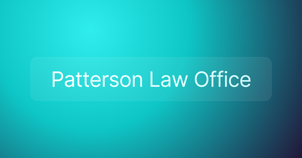 Patterson Law Office
