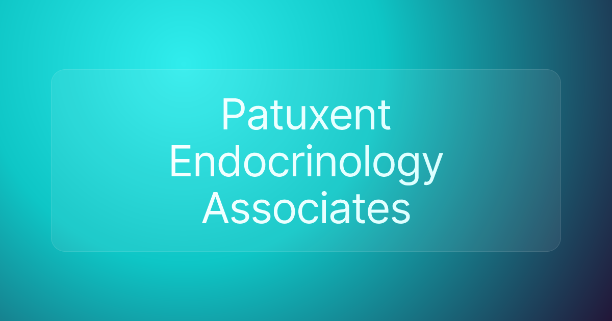 Patuxent Endocrinology Associates