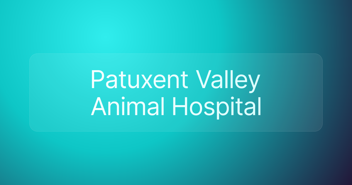 Patuxent Valley Animal Hospital