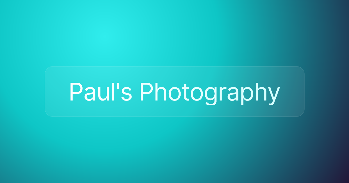 Paul's Photography