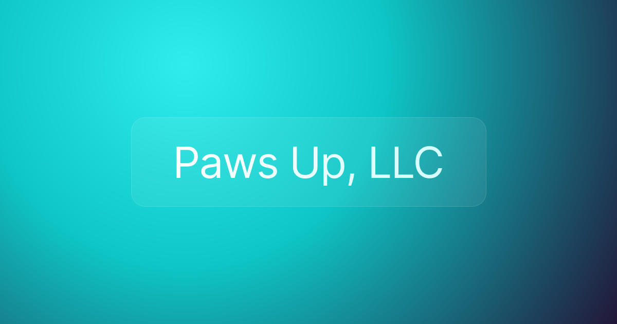 Paws Up, LLC