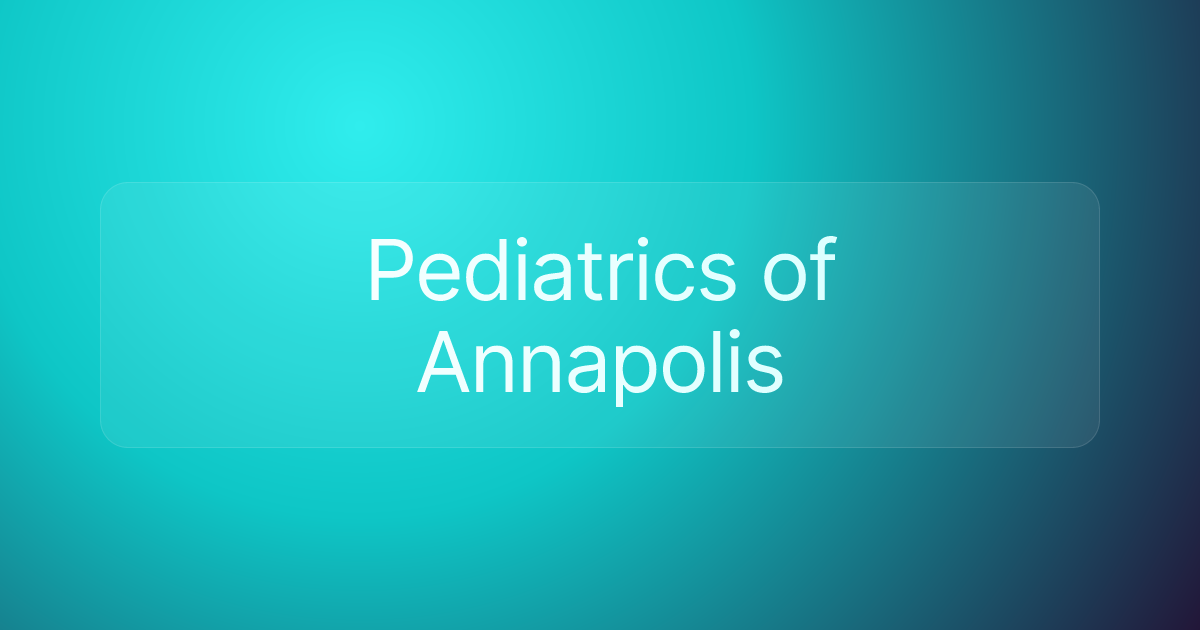 Pediatrics of Annapolis