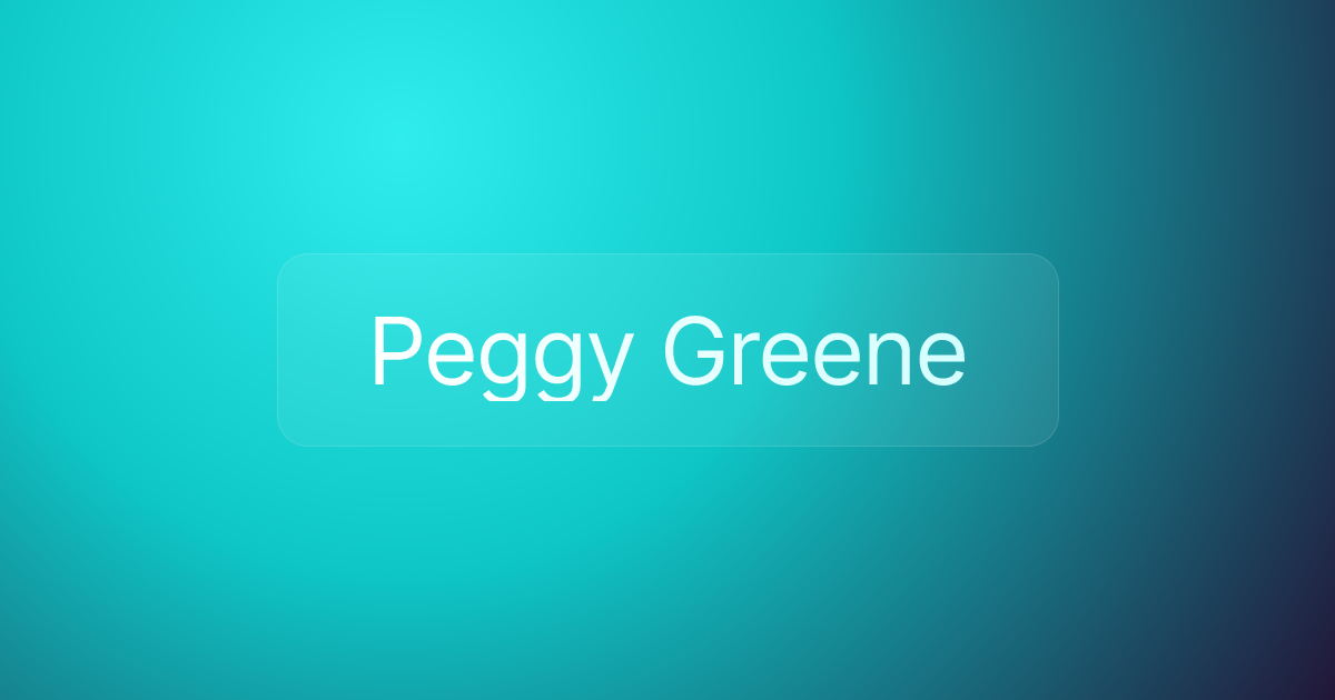 Peggy Greene