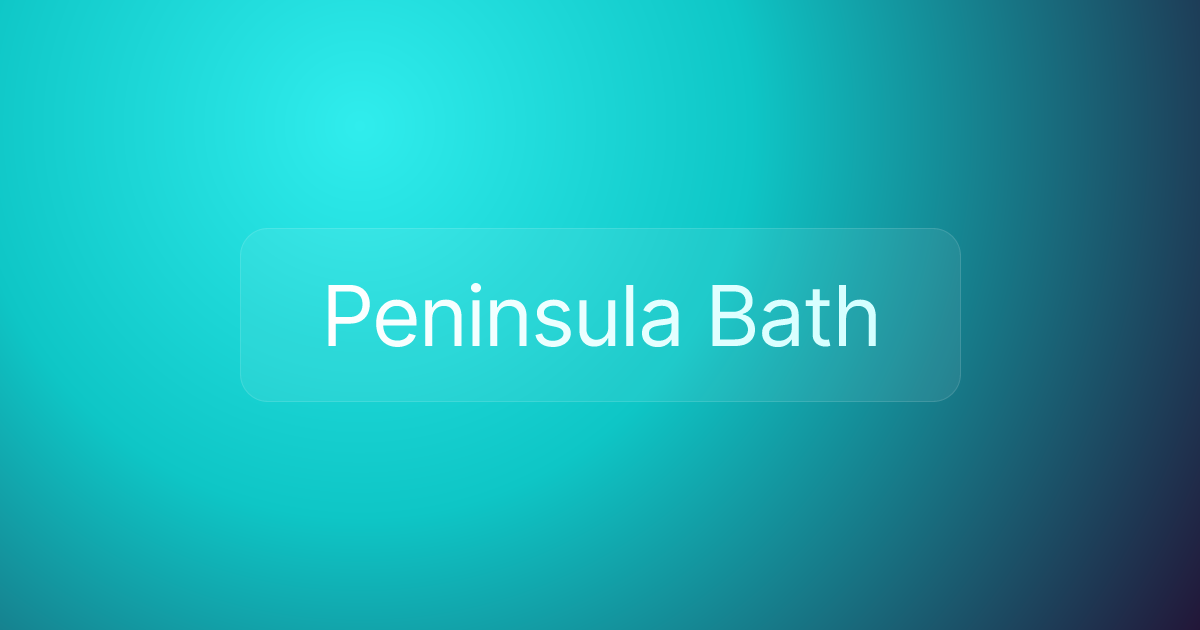 Peninsula Bath