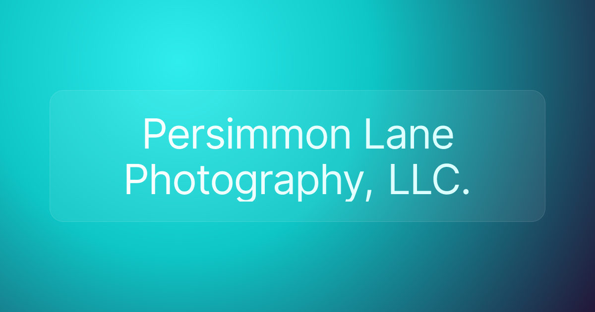 Persimmon Lane Photography, LLC.