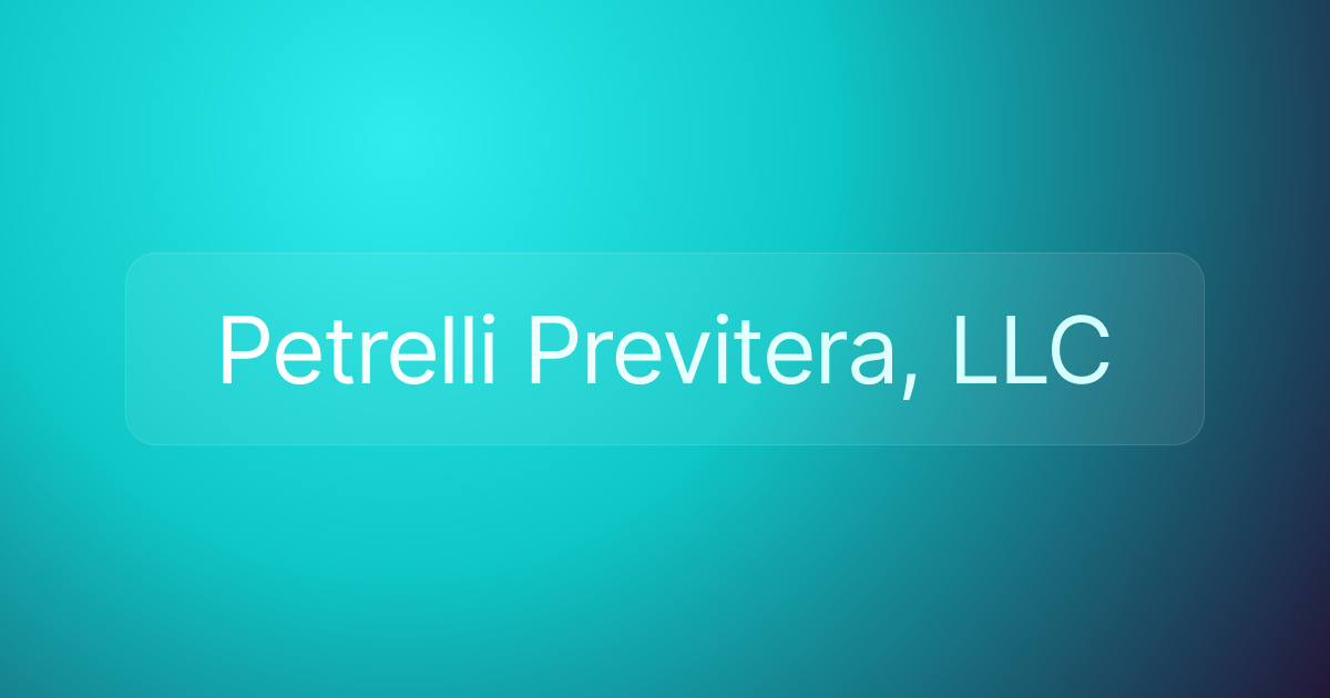 Petrelli Previtera, LLC