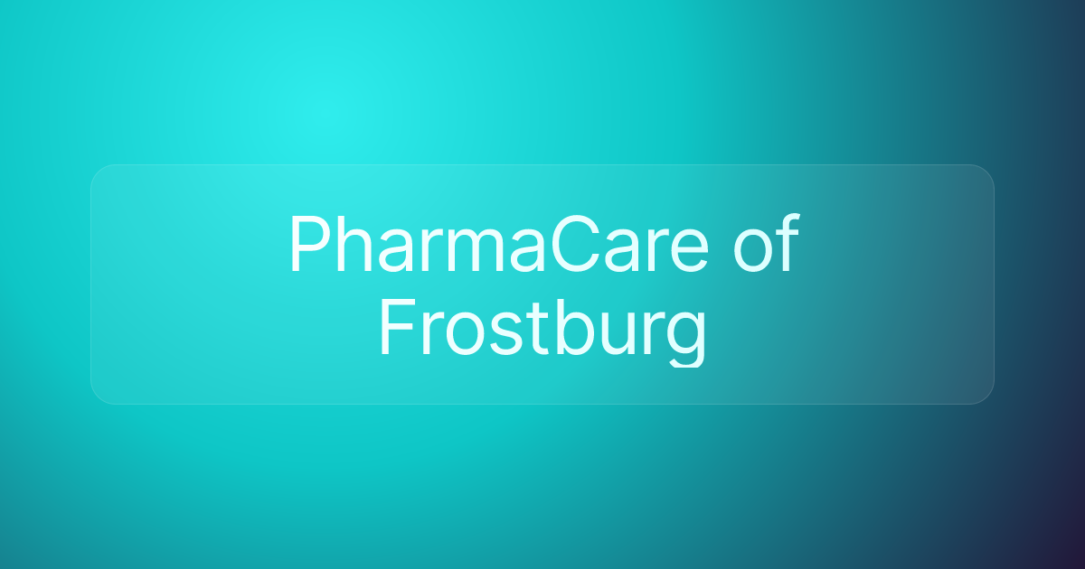 PharmaCare of Frostburg
